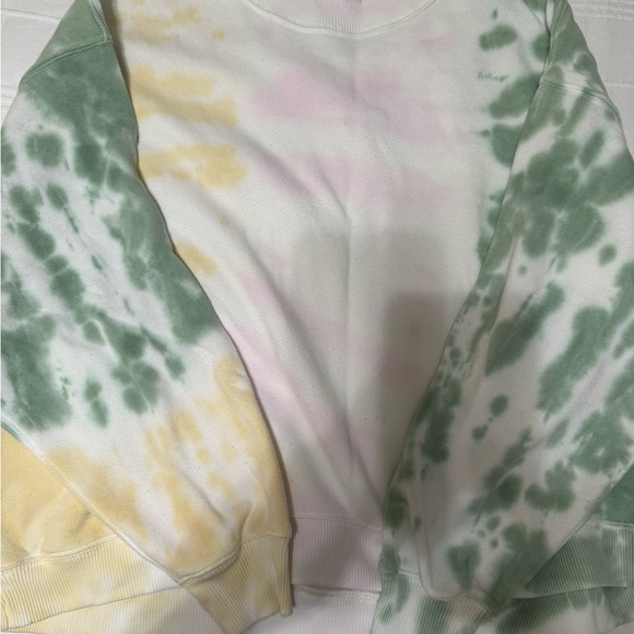 American Eagle sweatshirt, pastel colors, perfect for spring extra small - Picture 3 of 4
